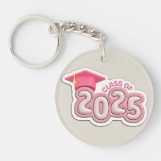 Class of 2025 Graduation Acrylic Keychain for Girl
