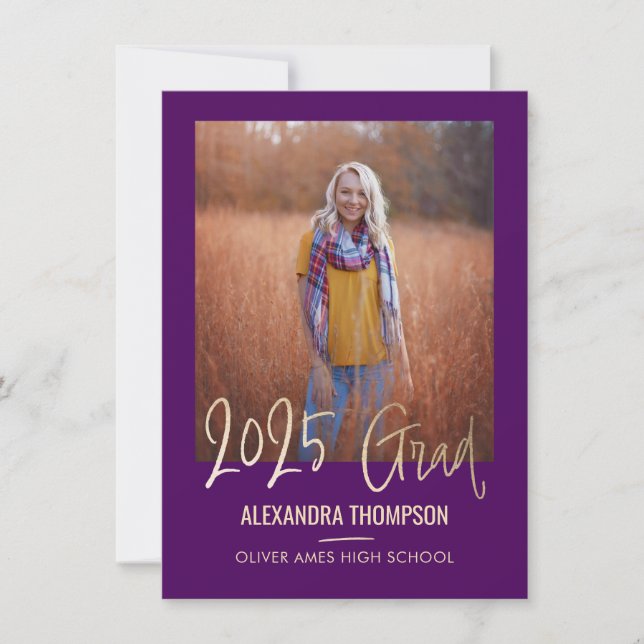 Class of 2025 Graduation Announcement & Invite (Front)