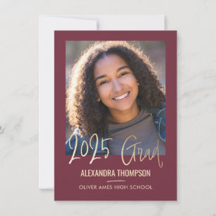 Class of 2025 Graduation Announcement & Invite
