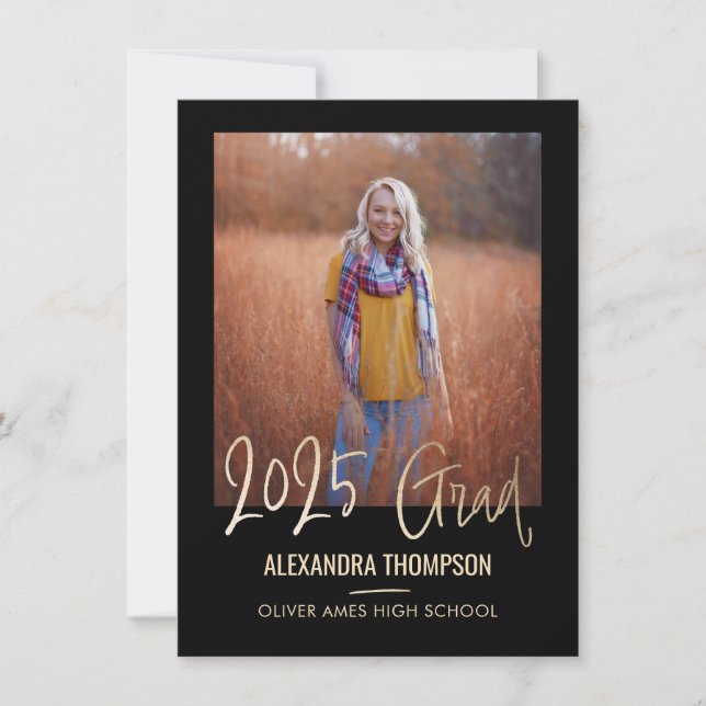 Class of 2025 Graduation Announcement & Invite (Front)
