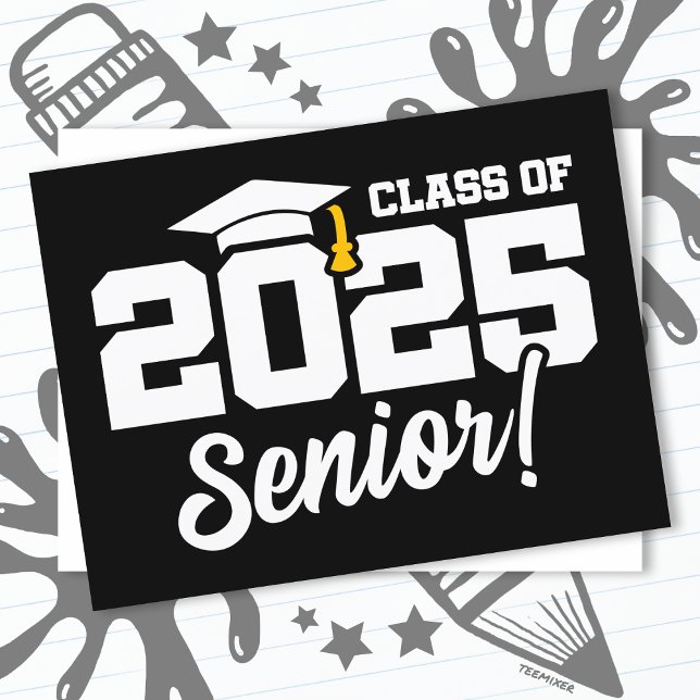 Class of 2025 Graduation Graduate Senior 2025 Postcard (Creator Uploaded)