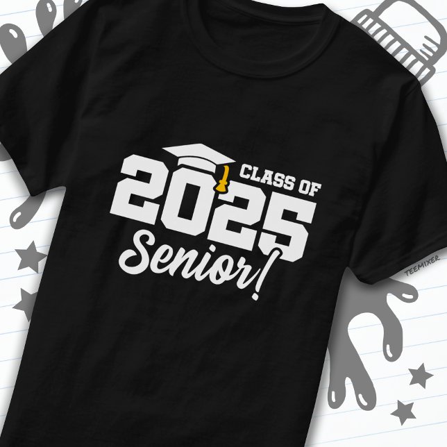 Class of 2025 Graduation Graduate Senior 2025 T-Shirt (Creator Uploaded)