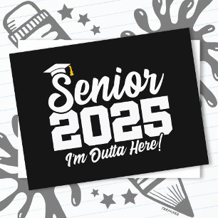 Class of 2025 Graduation High School Senior 2025 Postcard