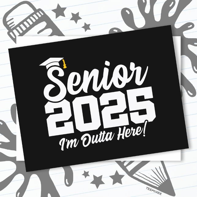 Class of 2025 Graduation High School Senior 2025 Postcard (Creator Uploaded)
