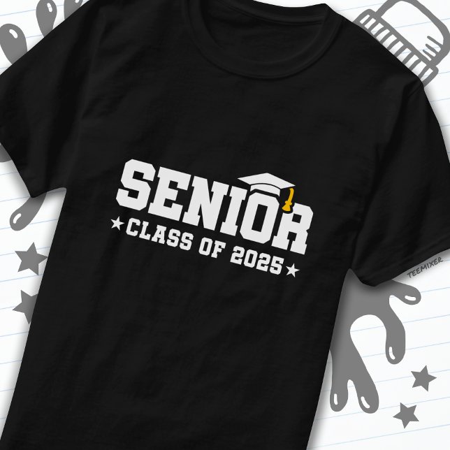 Class of 2025 Graduation High School Senior 2025 T-Shirt (Creator Uploaded)