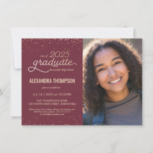 Class of 2025 Graduation Invitation w/ Photo