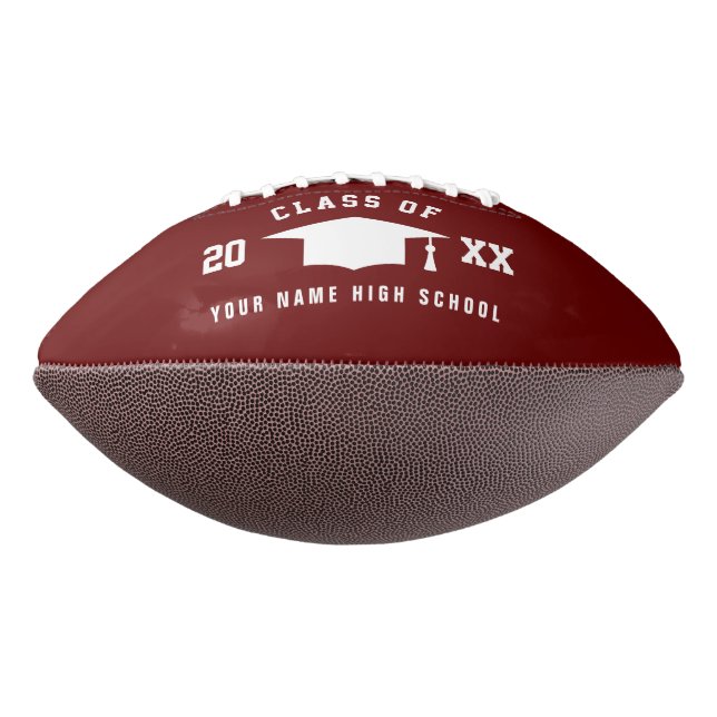 Class of 2025 Graduation party football gift (Rotated 90)