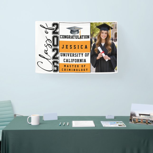 Class of 2025 Graduation Personalized Banner (Tradeshow)
