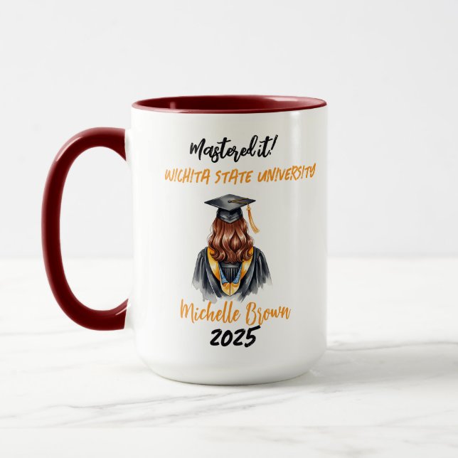 Class of 2025 Graduation Personalized Photo Mug (Left)