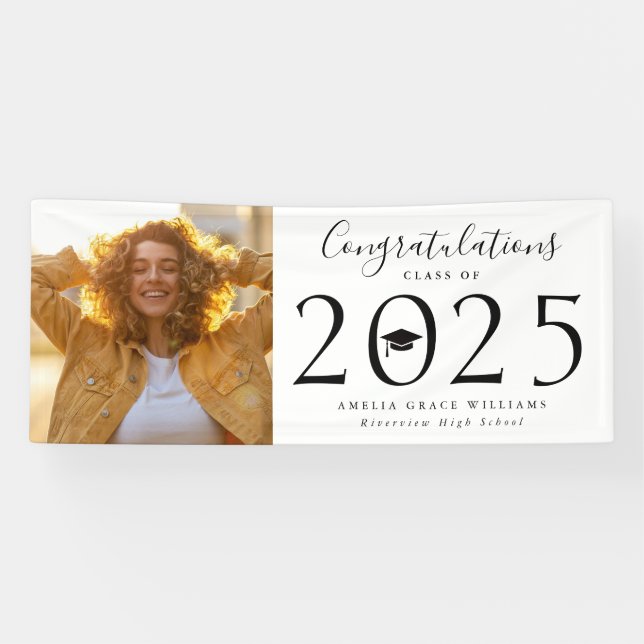Class of 2025 Graduation Photo Banner (Horizontal)