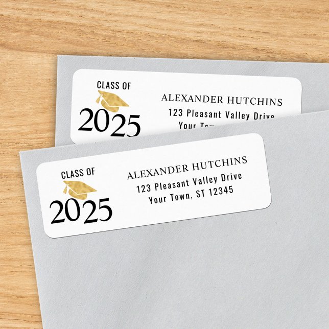 Class of 2025 Graduation Return Address  Return Address Label (Creator Uploaded)