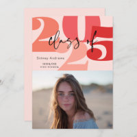 Class of 2025 Graduation Senior Announcement