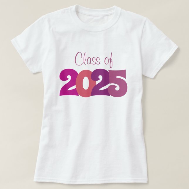 Class of 2025 Graduation T-Shirt (Design Front)