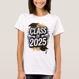 Class of 2025 Graduation T-Shirt - Senior Year Gif