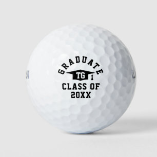 Class of 2025 High School Graduation custom name Golf Balls