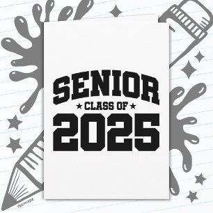 Class of 2025 High School Graduation Senior 2025 Card