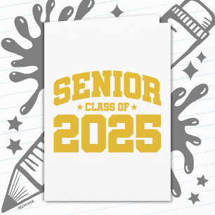 Class of 2025 High School Graduation Senior 2025 Card