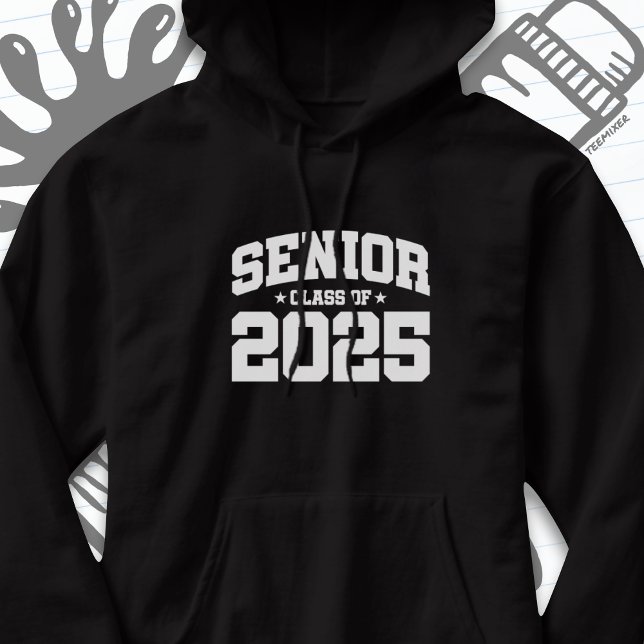 Class of 2025 High School Graduation Senior 2025 Hoodie (Creator Uploaded)