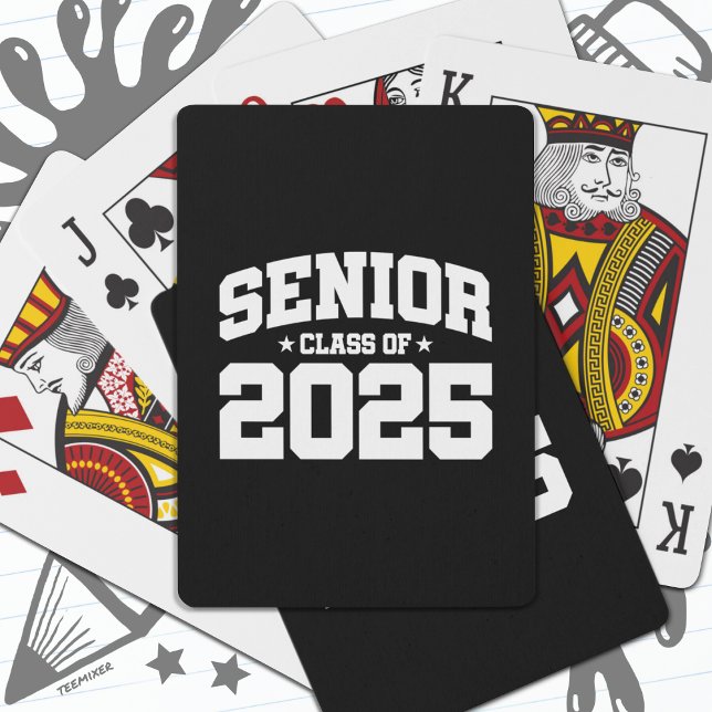 Class of 2025 High School Graduation Senior 2025 Playing Cards (Creator Uploaded)