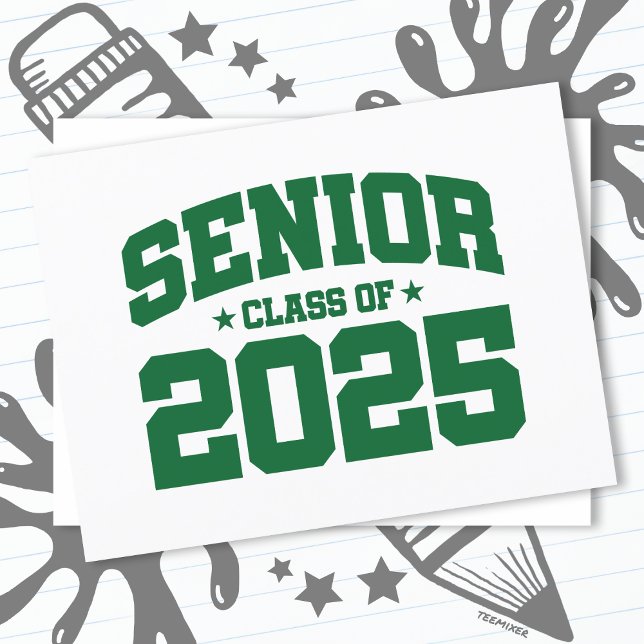 Class of 2025 High School Graduation Senior 2025 Postcard (Creator Uploaded)