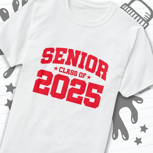 Class of 2025 High School Graduation Senior 2025 T-Shirt (Creator Uploaded)