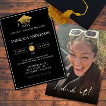 Class of 2025 "I did it" Photo Graduate