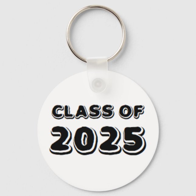 class of 2025 key ring (Front)