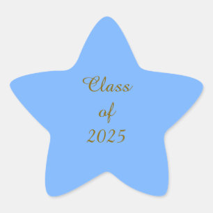 Class of 2025 Light Blue Sticker