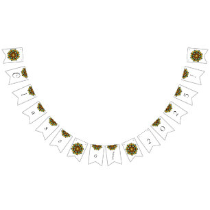 Class of 2025! Mandala in yellow & tan Bunting