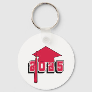 Class of 2025 Mortar Board Design Key Ring