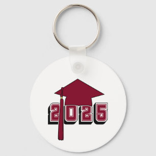 Class of 2025 Mortar Board Design Key Ring