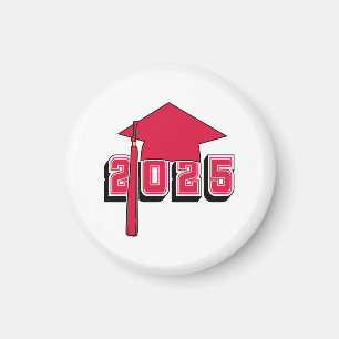 Class of 2025 Mortar Board Design Magnet