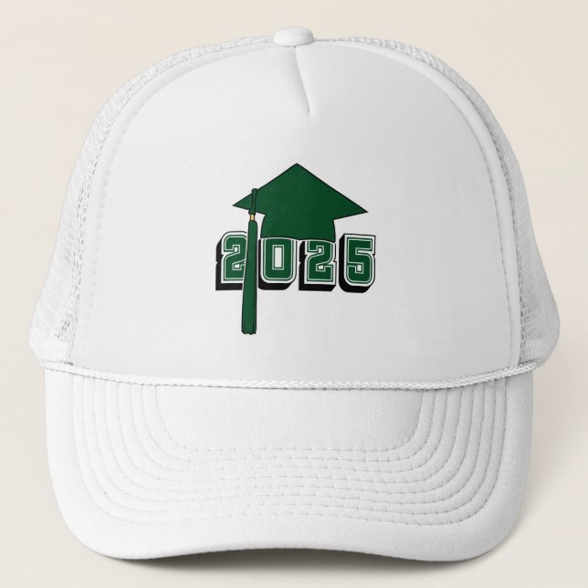 Class of 2025 Mortar Board Design Trucker Hat (Front)