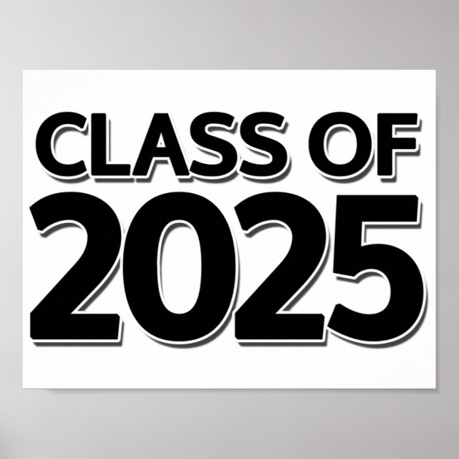 Class of 2025 poster (Front)