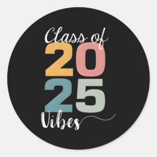 Class Of 2025 S Junior Classic Round Sticker