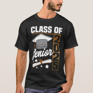 Class of 2025 Senior 25 Grad Graduation Women Men T-Shirt