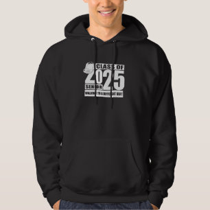 Class of 2025 Senior Back to School Graduation Gif Hoodie