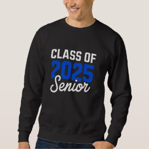 Class of 2025 Senior High School Graduation Back T Sweatshirt