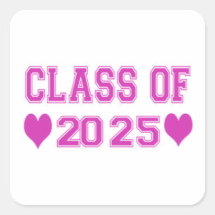 Class Of 2025 Square Sticker