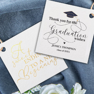 Class of 2025 Thank You for the Graduation Wishes Favour Tags
