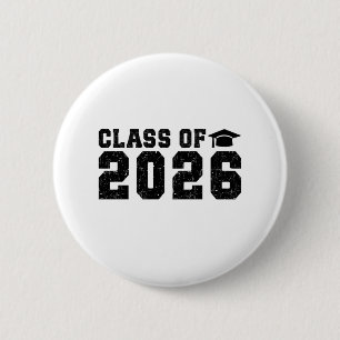 Class of 2026 6 cm round badge