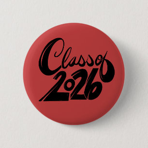 Class of 2026 6 cm round badge
