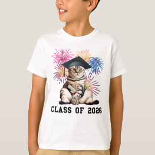 Class Of 2026 Cat Lover T-Shirt