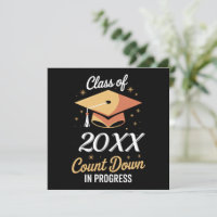 Class Of 2026 Count Down In Progress Personalised