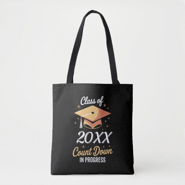 Class Of 2026 Count Down In Progress Personalised  Tote Bag (Front)