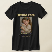 Class of 2026 Custom Photo Graduation T-Shirt Gift