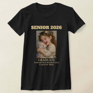 Class of 2026 Custom Photo Graduation T-Shirt Gift
