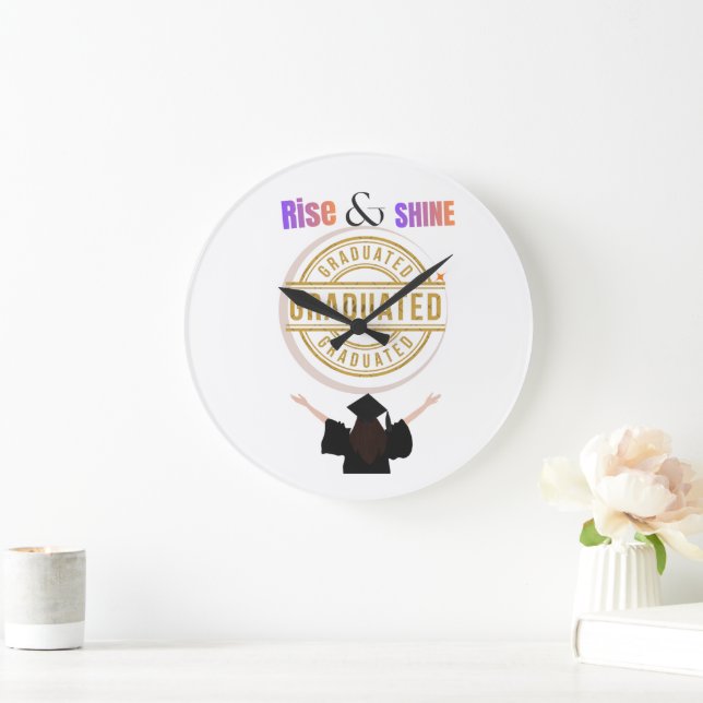 Class of 2026 Elite 🎓 Large Clock (Home)