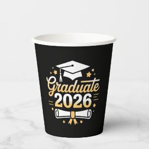 Class Of 2026 Graduate Graduation 26 Proud Family Paper Cups