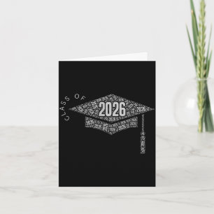 Class of 2026 graduation cap card